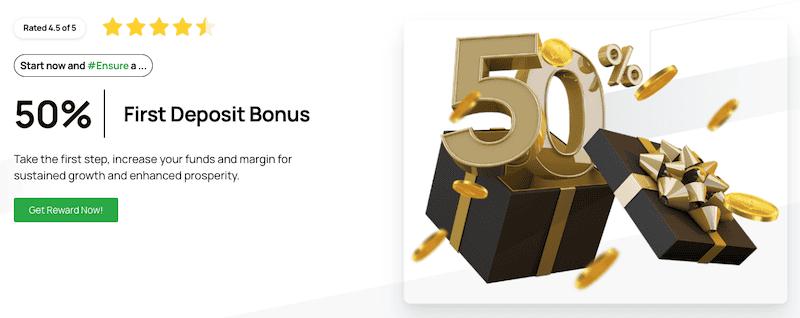 DB Investing - 50% First Deposit Bonus
